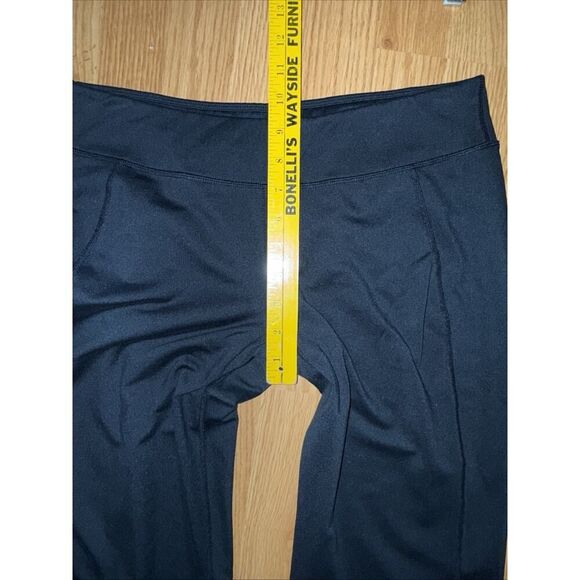 Title Nine Women’s Pants Size M Straight Leg 31 in. Inseam Black Side Zip Pocket - Picture 13 of 14